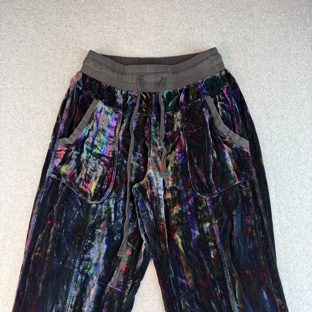 Anthropologie Marrakech Women's Multicolor Funky Velvet Casual Jogger Size S/M